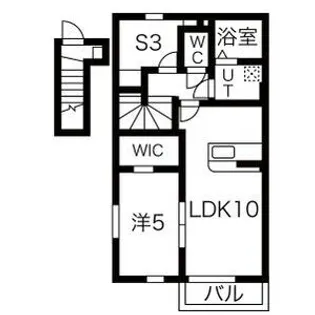 East Village II棟【2階】の間取り