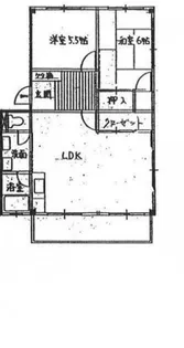 丸宗コーポA【1階】の間取り