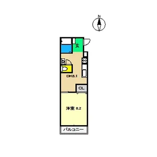 メゾンルノアール【3階】の間取り