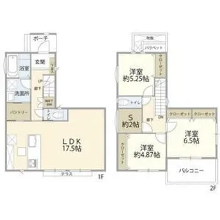 東京都武蔵野市関前3【一戸建】の間取り