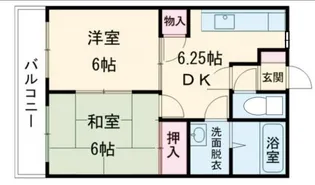 パラッツオ西新発田【2階】の間取り