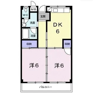 ヴィラサンライズ【3階】の間取り