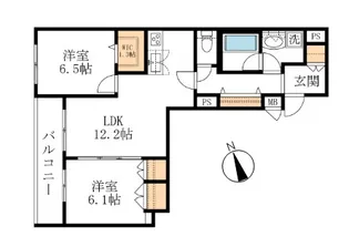 ARCH EAST【2階】の間取り