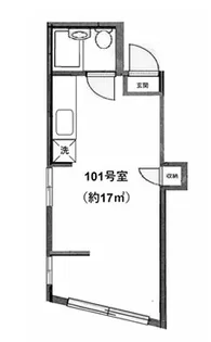 TN2ハウス 手割引 常時ゴミ出可 店舗事務所相談【1階】の間取り