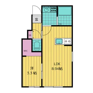 RAMBLE A棟【1階】の間取り