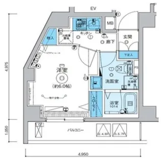 神奈川県横浜市南区睦町1【マンション】の間取り