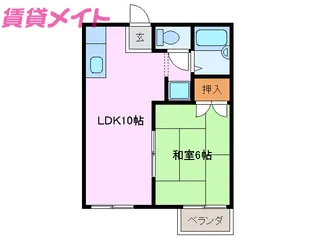 センチュリーハイツ海山道II【1階】の間取り
