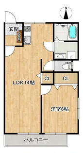 マルトミショップC【2階】の間取り