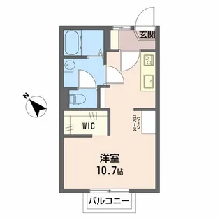 フレグランスステーション A【1階】の間取り