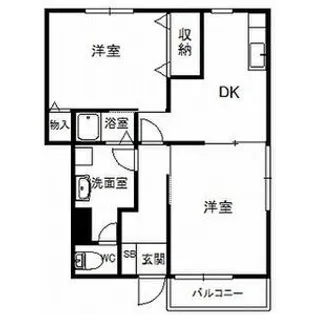 ガーデンヒルズ【1階】の間取り
