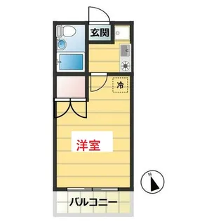 東京都大田区西蒲田8【マンション】の間取り