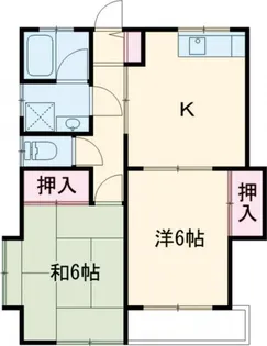 パールハイムA【2階】の間取り