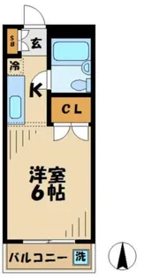 ハイツベルグラント【2階】の間取り