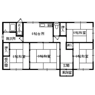 青森県青森市大字駒込字蛍沢【一戸建】の間取り