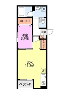 3TWO文京町【3階】の間取り