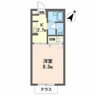 エコ・プリム【1階】の間取り