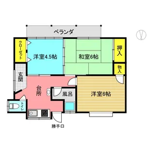 福島県会津若松市宮町【一戸建】の間取り