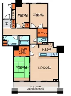 茨城県守谷市ひがし野2【マンション】の間取り