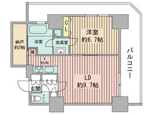 グランドタワー札幌【27階】の間取り