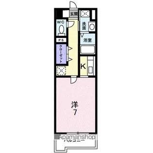 ユウメイトビル【4階】の間取り