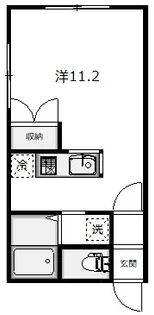 アロハ奥野【1階】の間取り