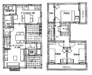 静岡県浜松市中央区遠州浜3【一戸建】の間取り