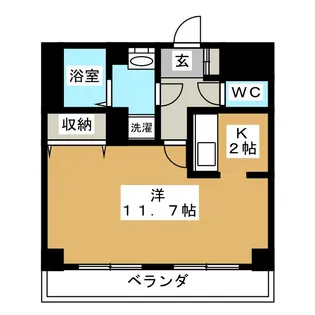 レイナス片倉【2階】の間取り
