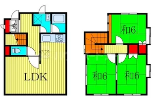 千葉県船橋市中野木1【一戸建】の間取り
