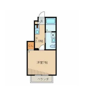 フジミヤレジデンス【1階】の間取り