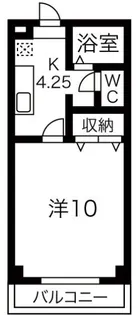 メゾンロイヤルつるた【4階】の間取り