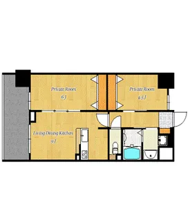 Le′confort(ラ コンフォート)【2階】の間取り