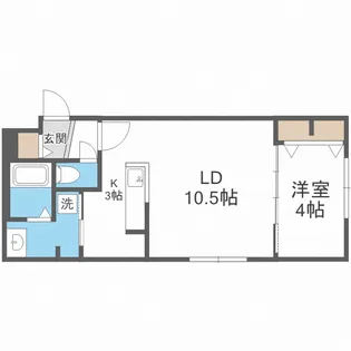 北海道札幌市中央区北二条東9【マンション】の間取り
