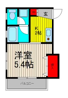 マンションANKU【2階】の間取り