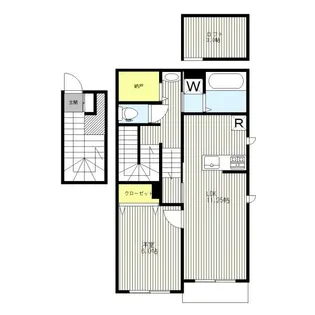 プレジール岸根公園【2階】の間取り