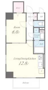 グラン ククナ【4階】の間取り