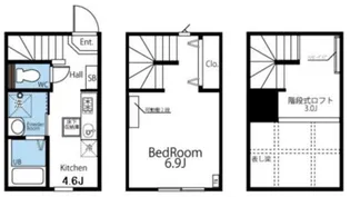 ハーミットクラブハウス田園調布の間取り