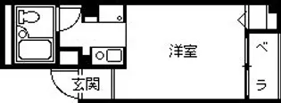 1Kの間取り画像