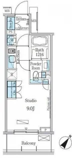 東京都渋谷区神山町【マンション】の間取り