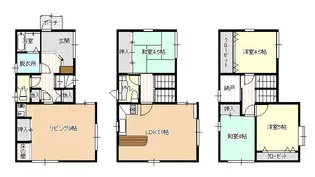 青森県青森市港町1【一戸建】の間取り