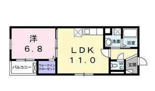 東京都江東区北砂3【アパート】の間取り