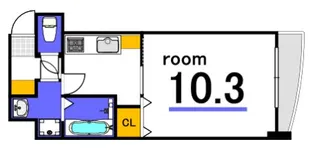 広島県広島市中区十日市町1【マンション】の間取り