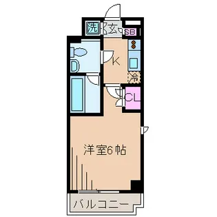 メイクスデザイン武蔵小杉アジールコート【4階】の間取り