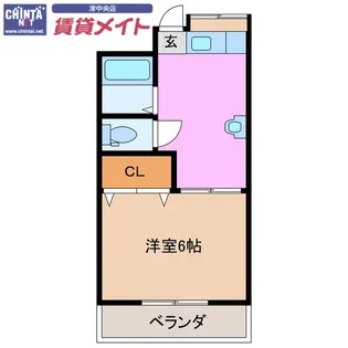 コーポイトウ【3階】の間取り