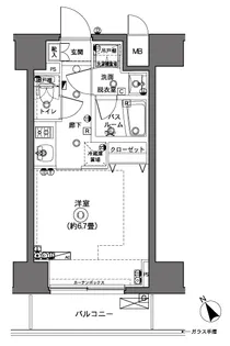ZOOM横浜【7階】の間取り