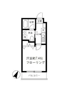 グランアセット月島【2階】の間取り