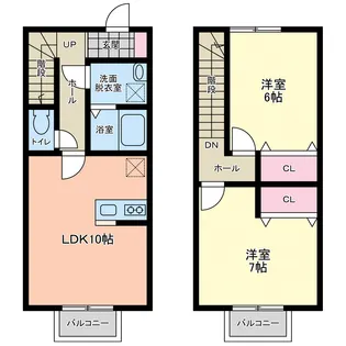 プレステージII【1階】の間取り