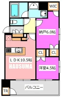 クラッシーコート北大塚【4階】の間取り