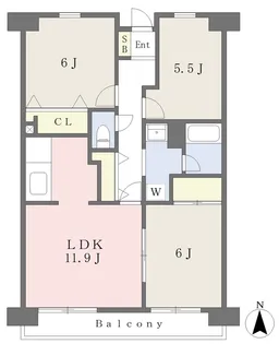 アルフォートシティ【6階】の間取り