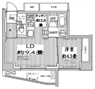 レ―ヴマニフィック本郷【2階】の間取り