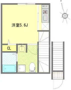 サザンロード西ヶ原【2階】の間取り